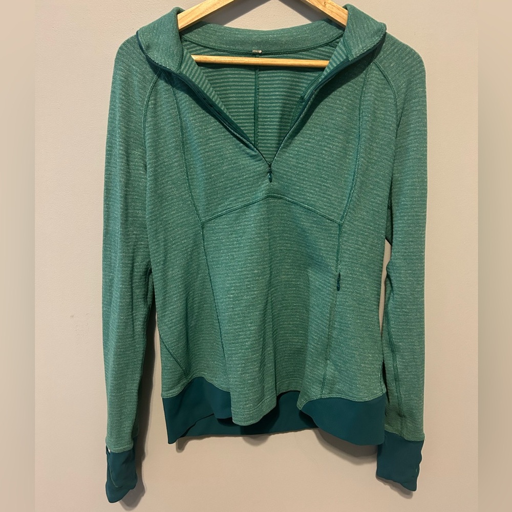 Lululemon Half-Zip Pullover Jacket - Blue/Green - image 1